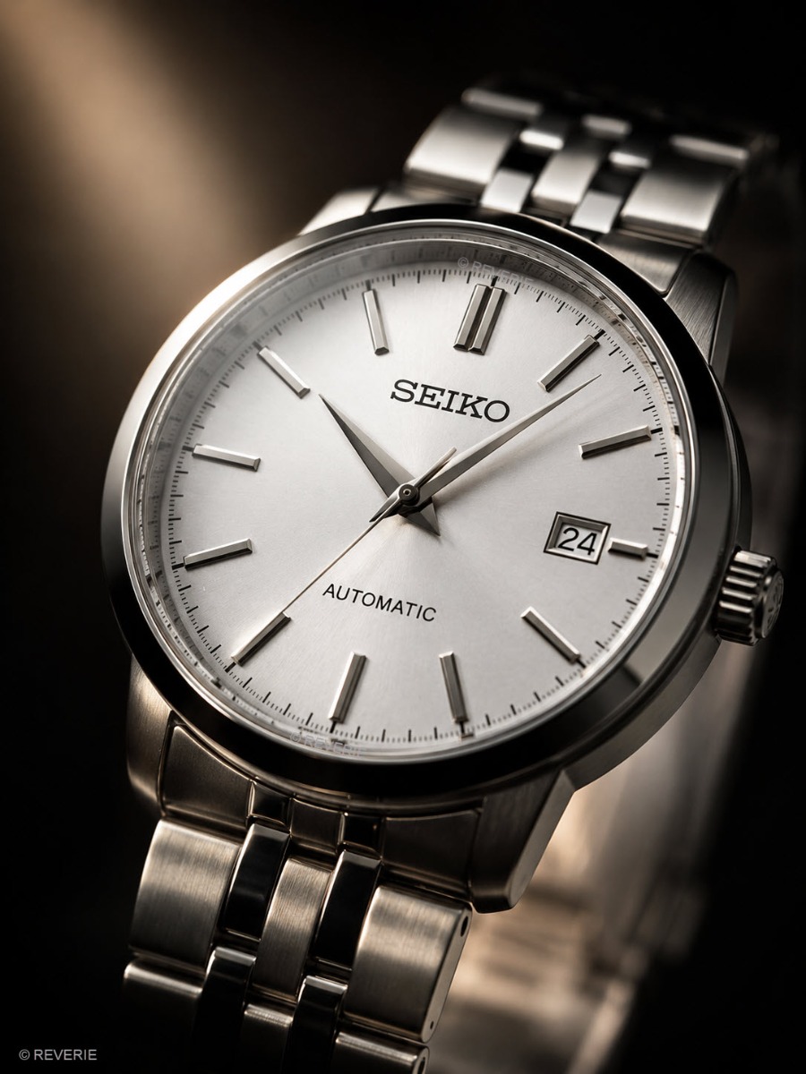 Seiko Mens Classic Automatic Silver Steel 41mm - Automatisk - Silver - Herrklocka - Rostfri stål - Härdat mineralglas