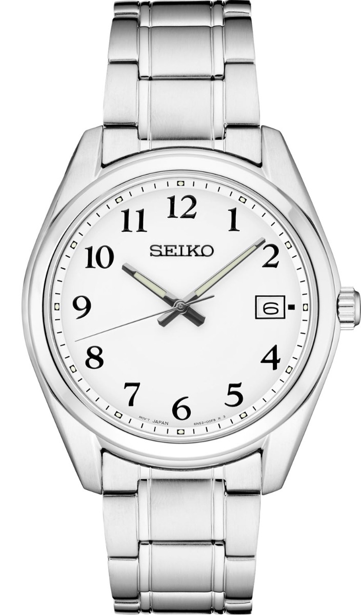 Seiko Classic Sapphire SUR459P1 - Quartz - Silver - Herrklocka - Rostfri stål - Safir