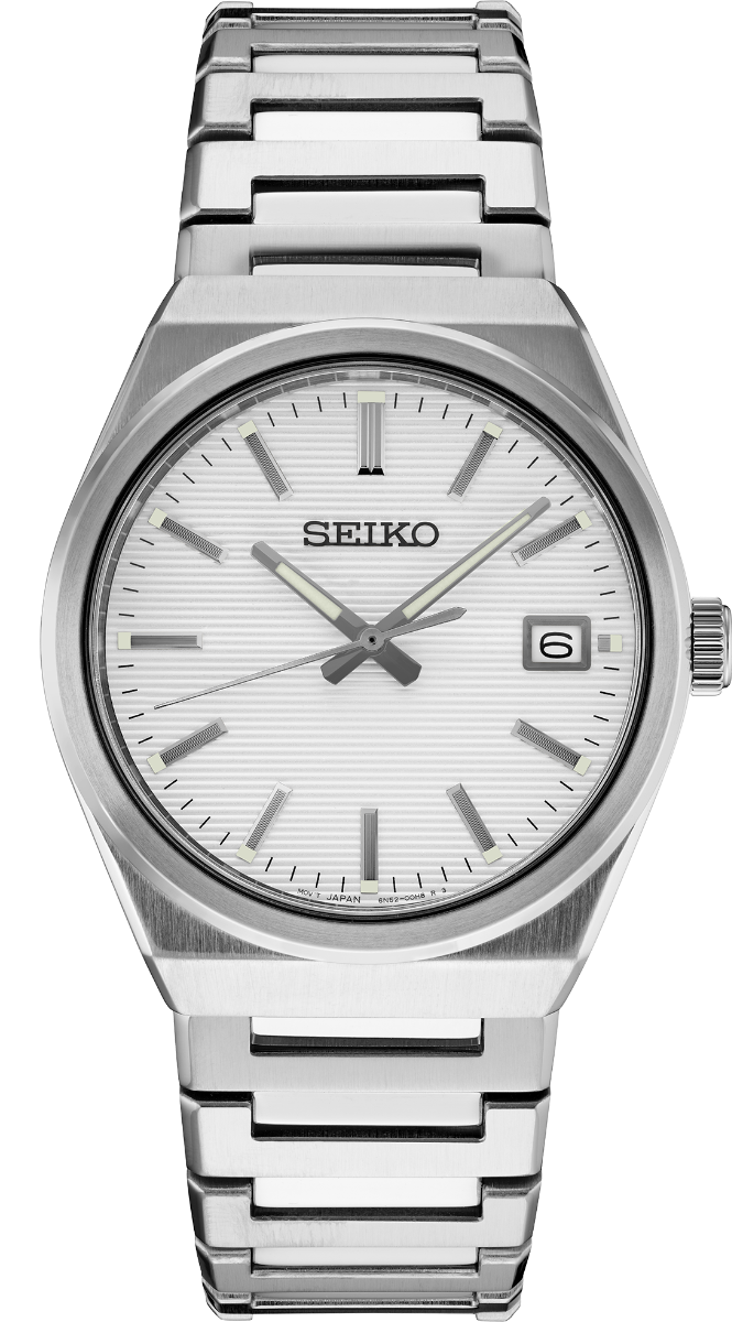 Seiko Classic Quartz SUR553P1 - Quartz - Silver - Herrklocka - Rostfri stål - Safir