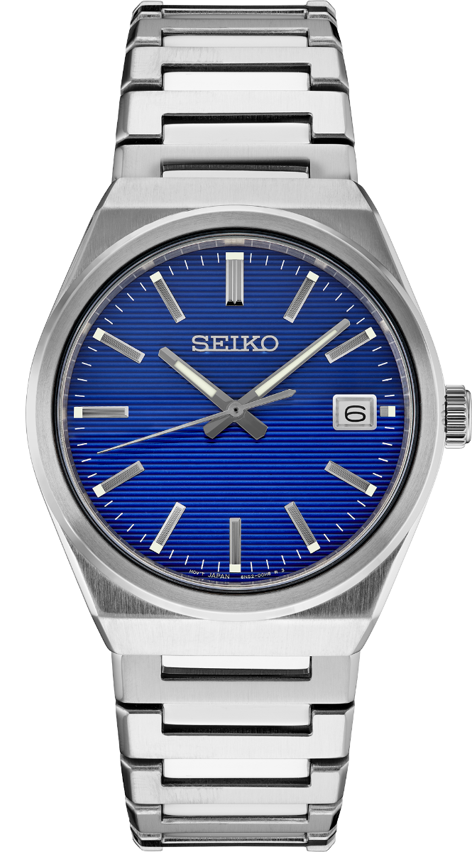 Seiko Classic Quartz SUR555P1 - Quartz - Silver - Herrklocka - Rostfri stål - Safir