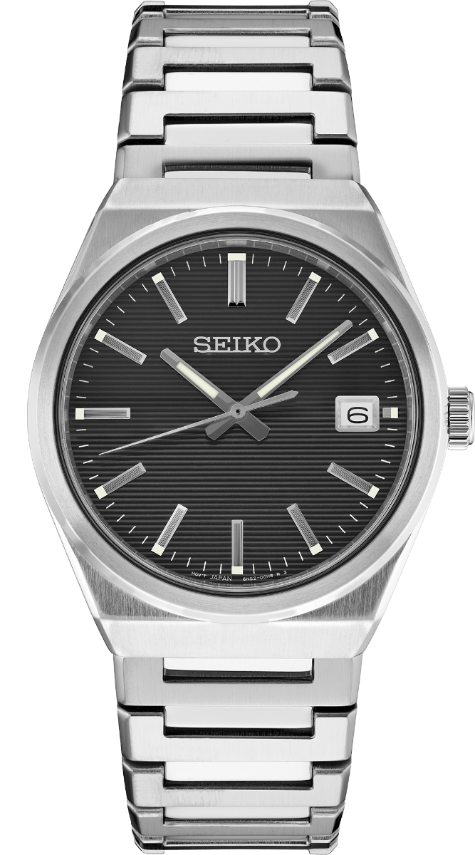 Seiko Classic Quartz SUR557P1 - Quartz - Silver - Herrklocka - Rostfri stål - Safir