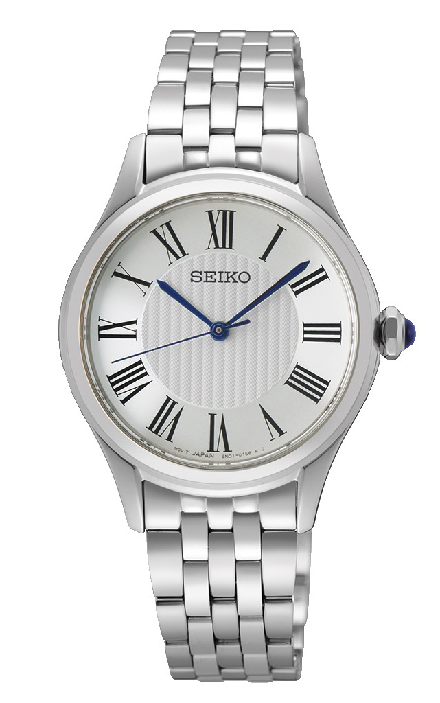 Seiko Classic Ladies SUR609P1 - Quartz - Silver - Damklocka - Rostfri stål - Safir