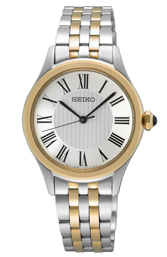 Seiko Classic Ladies SUR612P1 - Quartz - Silver - Damklocka - Rostfri stål - Safir