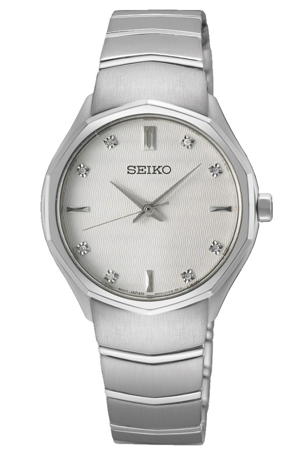 Seiko Classic Ladies SUR615P1 - Quartz - Silver - Damklocka - Rostfri stål - Safir