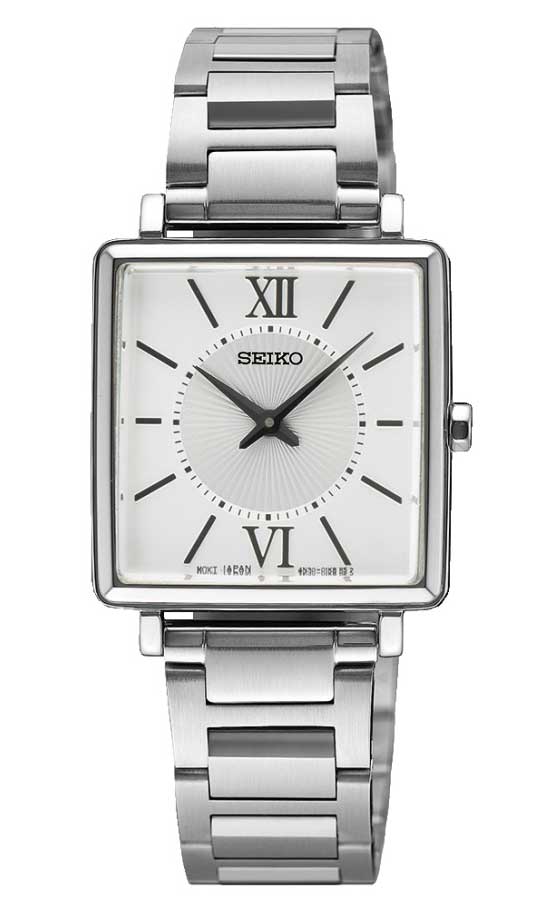 Seiko Ladies Classic SWR111P1 - Quartz - Silver - Damklocka - Rostfri stål - Härdat mineralglas
