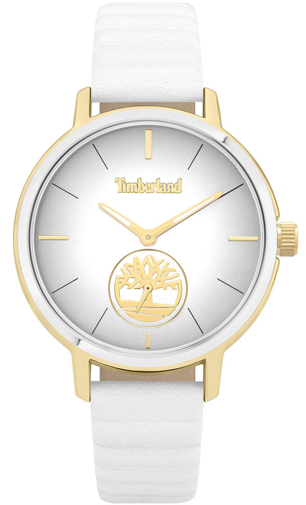 Timberland Tyringham TBL.15992JYGS/13 - Quartz - Guld - Damklocka - Läder - Härdat mineralglas