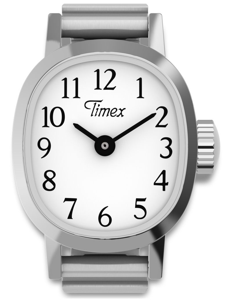 Timex Cavatina Mini Watch Ring TW2Y70700 - - Silver - - Stretch -