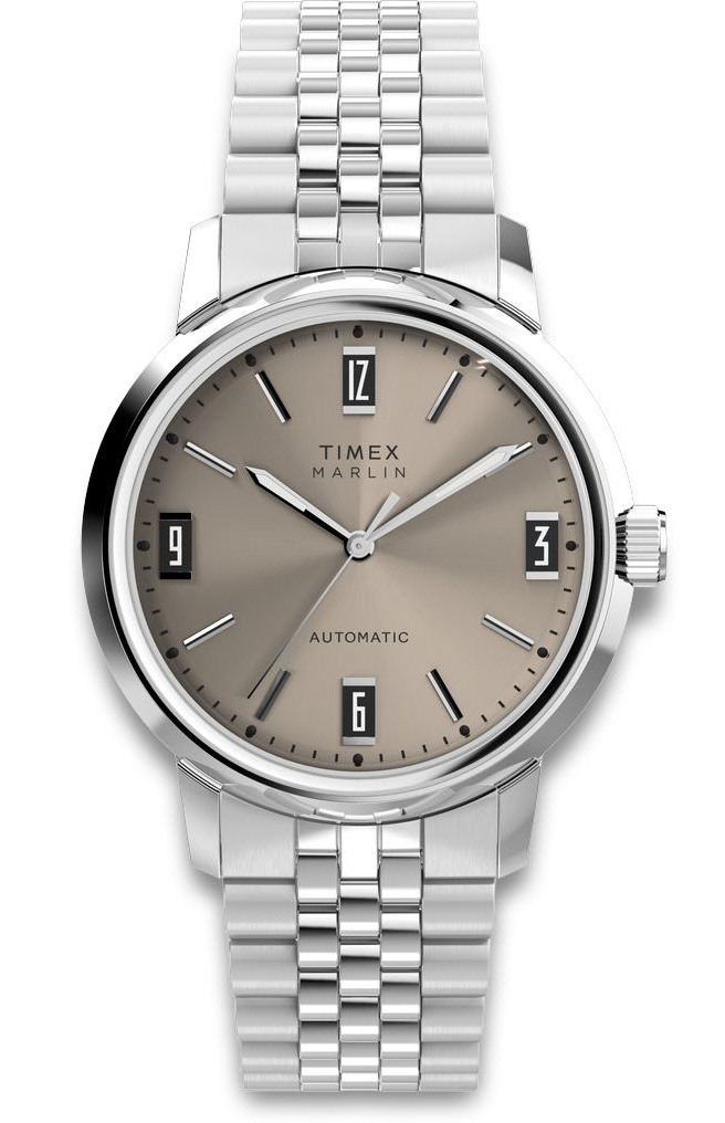 Timex Marlin Automatic TW2W59200 - Automatisk - Silver - Herrklocka - Rostfri stål - Akryl