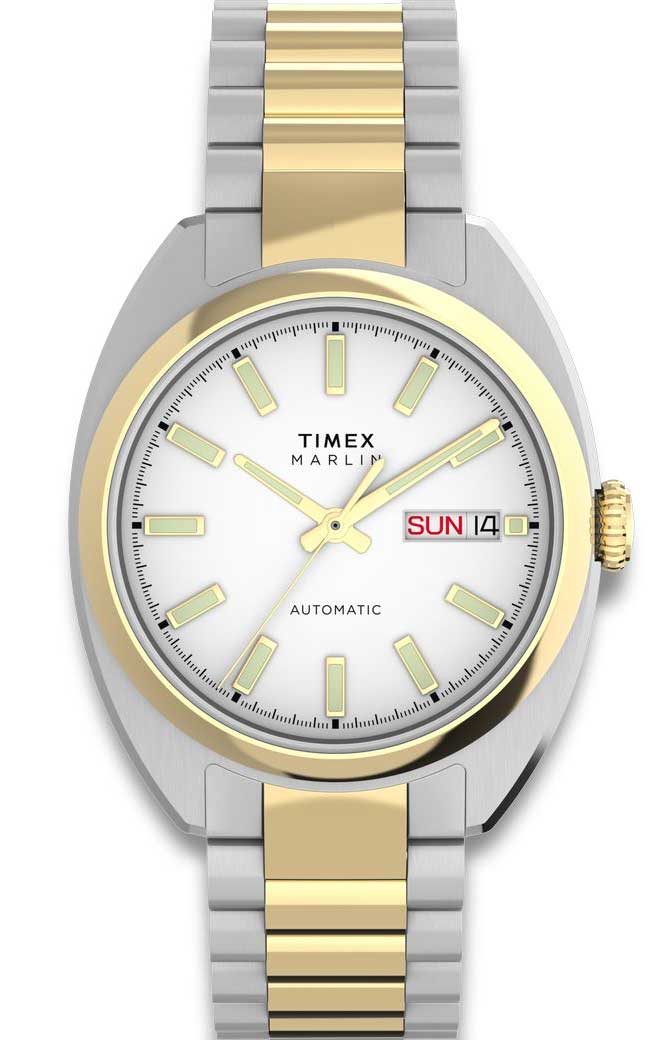 Timex Marlin Draper Automatic TW2Y65100 - Automatisk - Silver - Herrklocka - Rostfri stål - Härdat mineralglas
