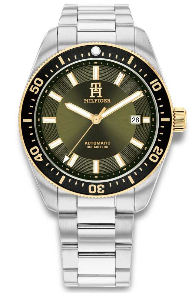 Tommy Hilfiger TH85 Auto 1792155 - Automatisk - Silver - Herrklocka - Rostfri stål - Härdat mineralglas