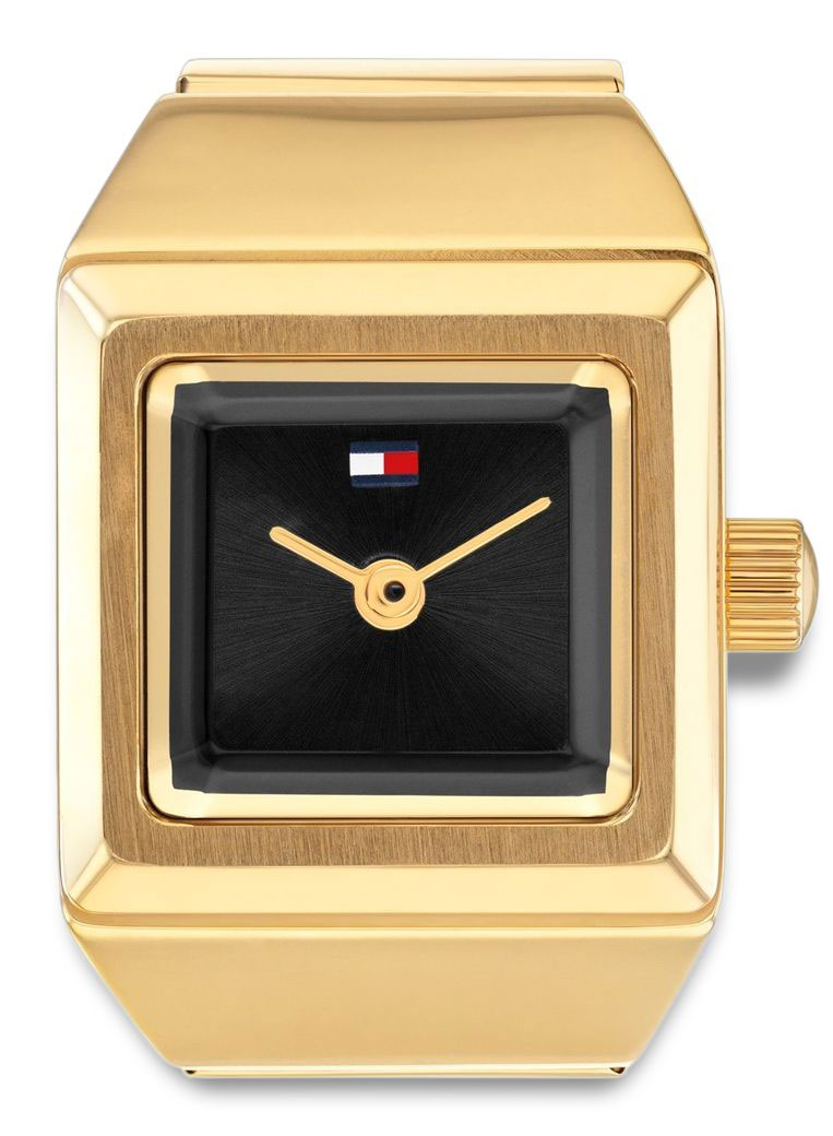 Tommy Hilfiger Ivy Ring 1782837 - Quartz - Guld - Unisex - Stretch - Härdat mineralglas