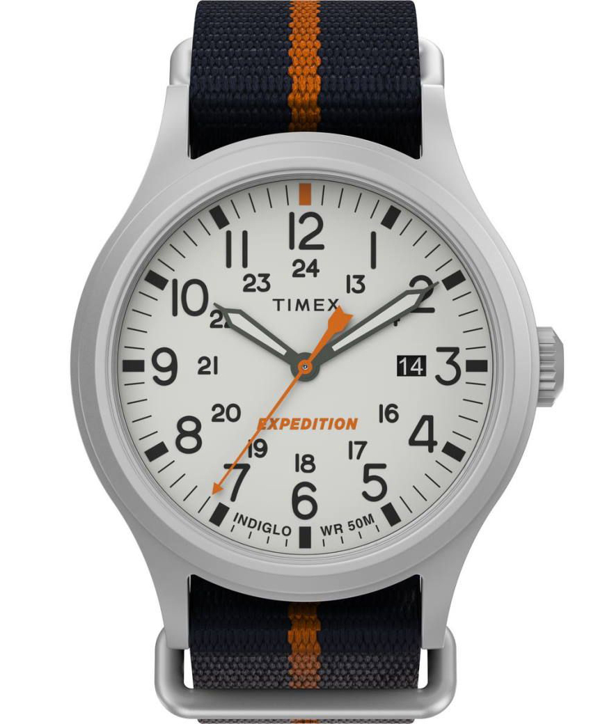 Timex Expedition North Sierra TW2V22800 - Quartz - Silver - Herrklocka - Textil - Härdat mineralglas