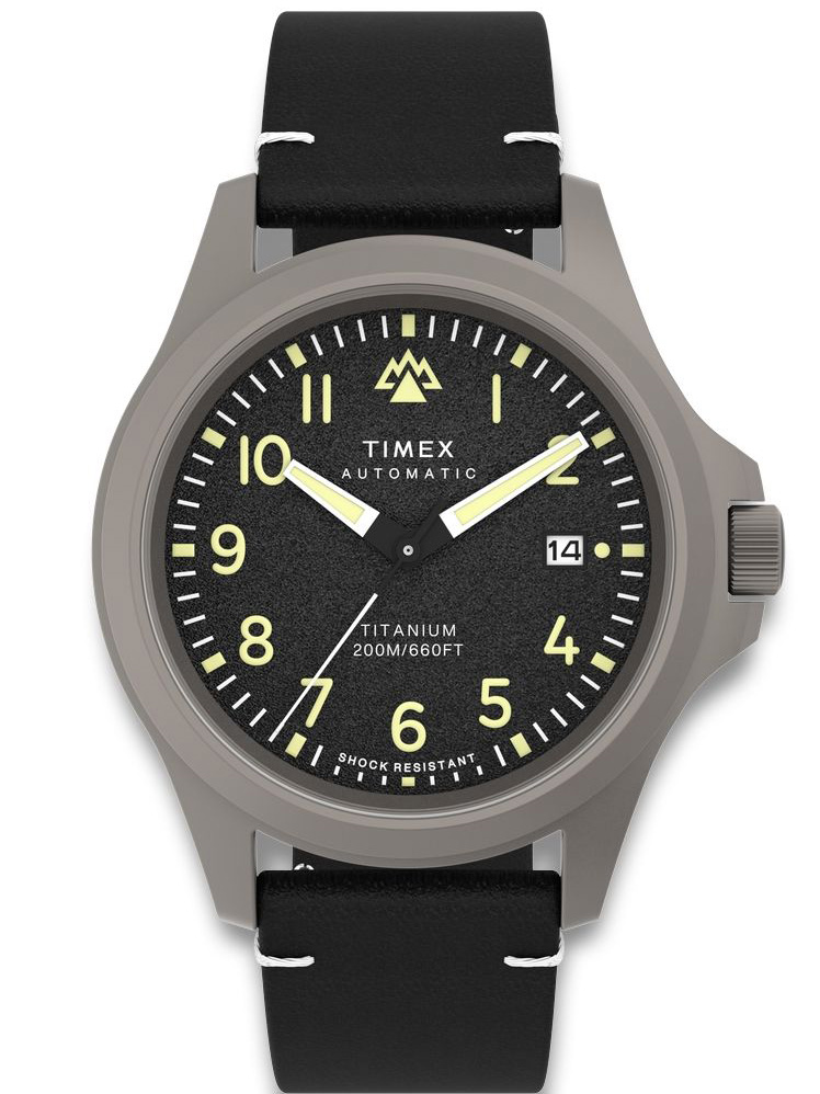 Timex Expedition North Automatic TW2V54000 - Automatisk - Grå - Herrklocka - Läder - Safir