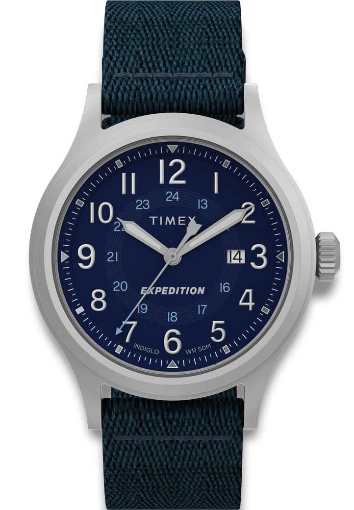 Timex Expedition North Sierra TW2V65600 - Quartz - Silver - Herrklocka - Textil - Härdat mineralglas