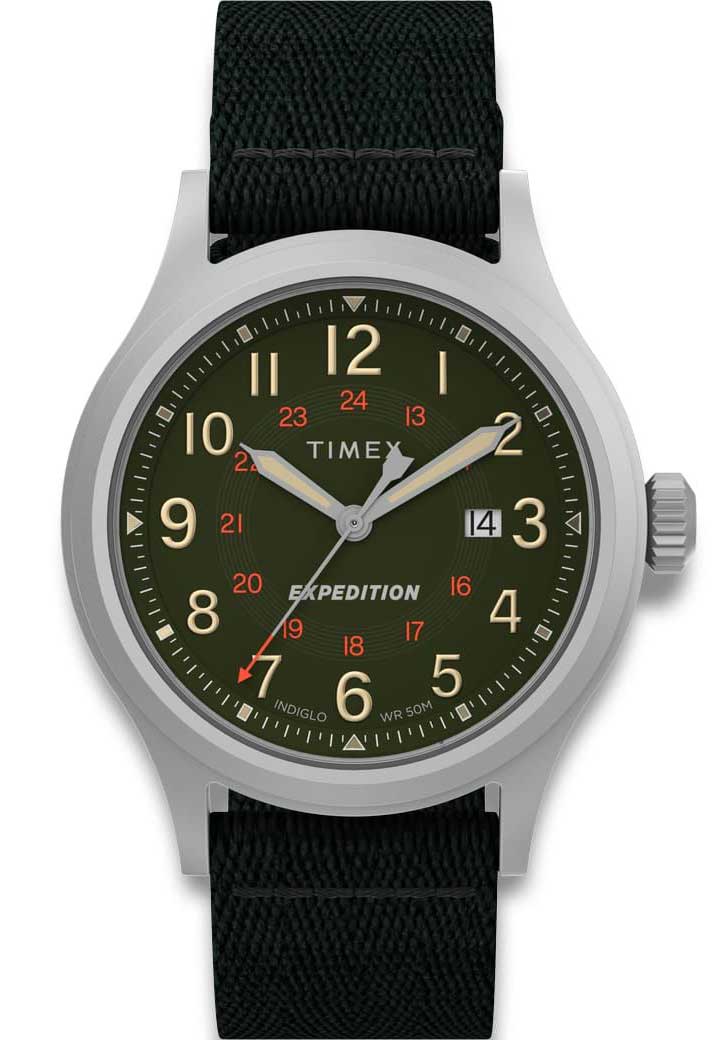 Timex Expedition North Sierra TW2V65700 - Quartz - Silver - Herrklocka - Textil - Härdat mineralglas