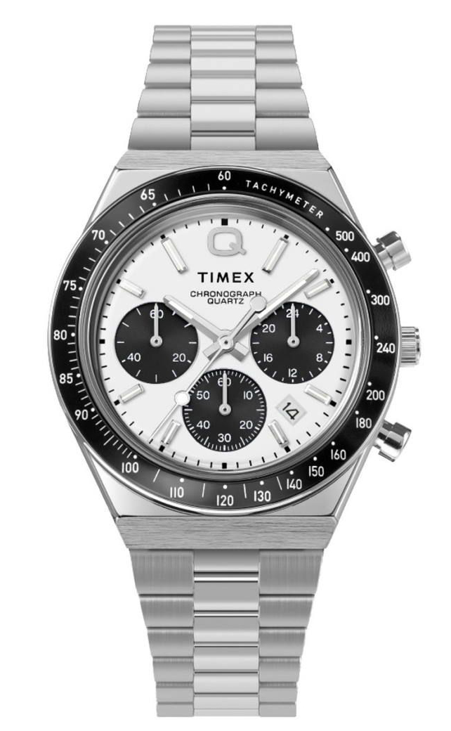 Timex Q Timex TW2W53300 - Quartz - Silver - Herrklocka - Rostfri stål - Härdat mineralglas