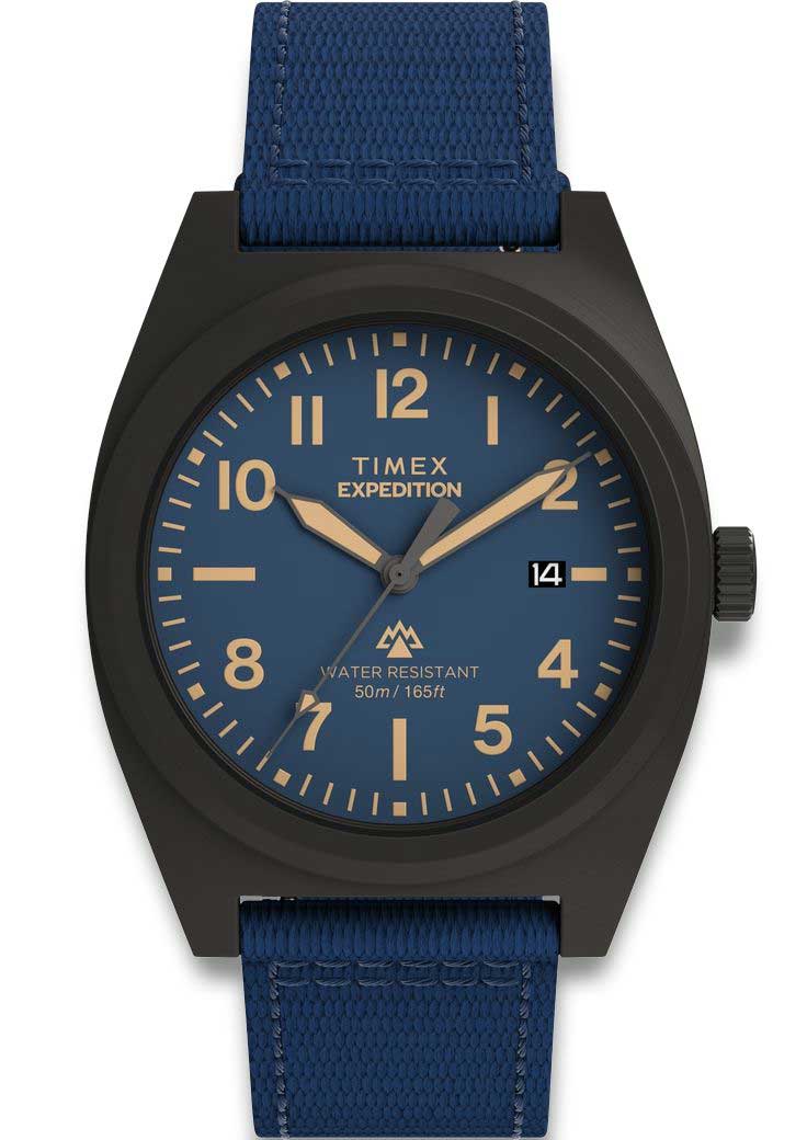 Timex Expedition Capstone TW2Y18200 - Quartz - Grå - Herrklocka - Textil - Härdat mineralglas