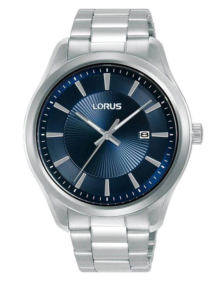 Lorus Classic Mens RH927RX9 - Quartz - Silver - Herrklocka - Rostfri stål - Härdat mineralglas